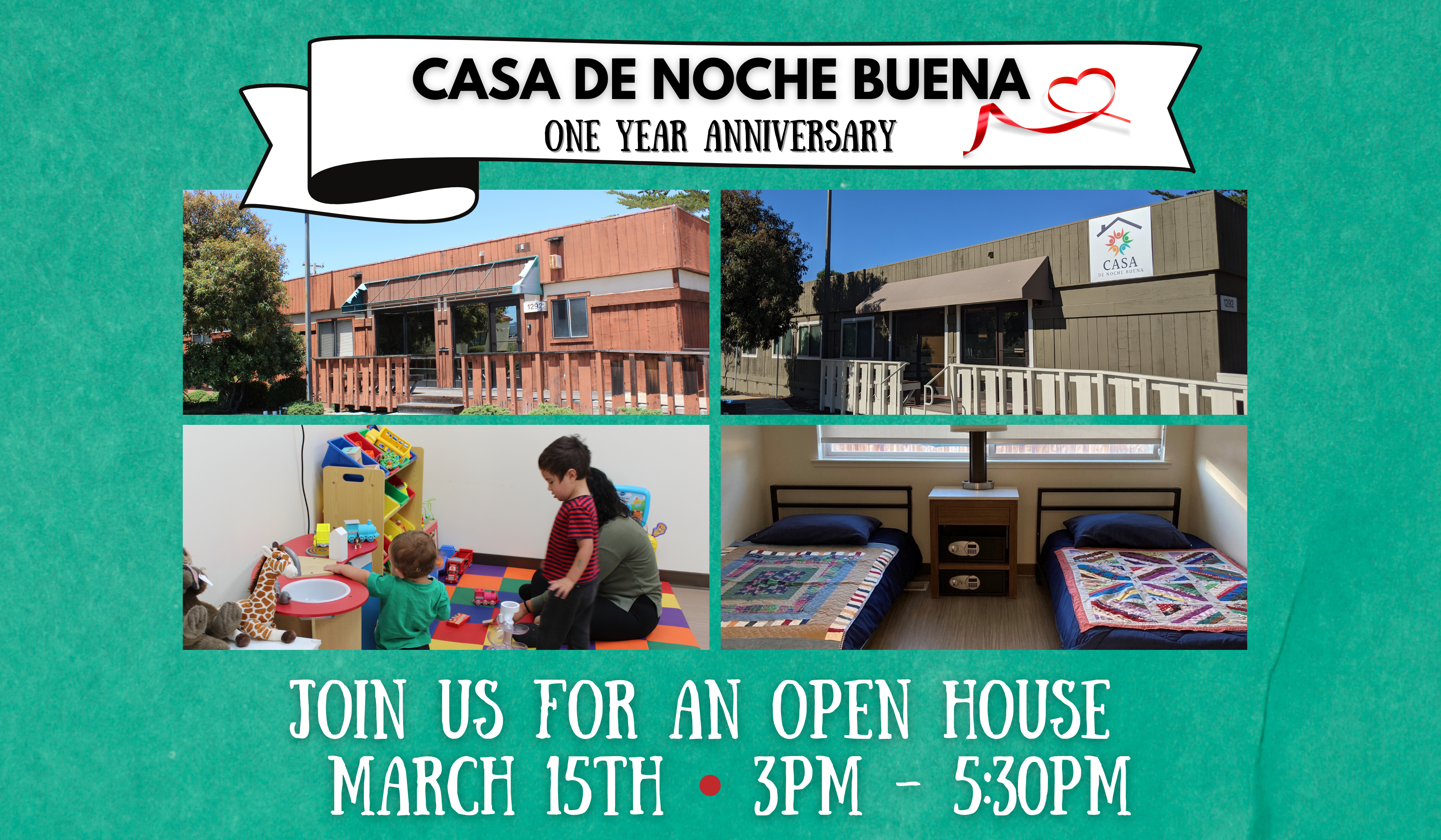 Join Us! Casa de Noche Buena Open House March 15, 2022 - Community Human  Services